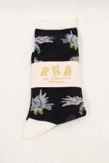 画像1: 【SALE】RNA / ソックス  黒 I-24-09-27-003-PU-ZA-HD-ZT305-F001 (1)