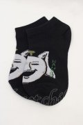 NieR Clothing / G ソックス  黒Ｘ白 I-24-09-27-004-PU-ZA-HD-ZT305