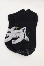 画像1: 【SALE】NieR CLOTHING / G ソックス  黒Ｘ白 I-24-09-27-004-PU-ZA-HD-ZT305-F001 (1)