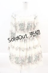 axes femme POETIQUE / アンティーク花プリントワンピース  アイボリー I-24-09-28-049-AX-OP-HD-ZS