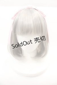 Amavel / ぱっちんリボンヘッドドレス  ピンク I-24-09-28-090-CA-AC-HD-ZI