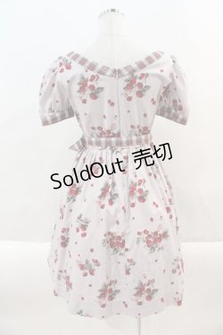 画像2: MILK / BERRY Timeワンピース  スモーキーベリーＸレッドタータン I-24-10-01-086-ML-OP-HD-ZI