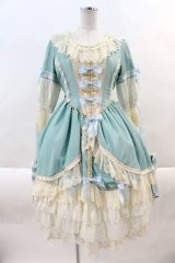 BABY,THE STARS SHINE BRIGHT / La robe vert clairワンピース  サックス I-24-10-01-091-BA-OP-HD-ZY
