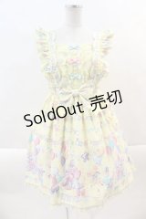 Angelic Pretty / Happy Garlandジャンパースカート  イエロー I-24-10-01-094-AP-OP-HD-ZI