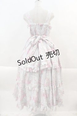 画像2: metamorphose / シャーロットロングティアードジャンパースカート 1 サックス I-24-10-01-095-ME-OP-HD-ZI