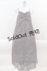 axes femme / アラジン/キャミワンピース  パープル I-24-10-05-053-AX-OP-HD-ZT449