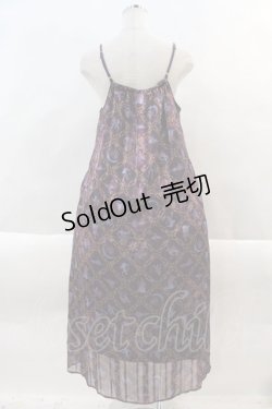 画像2: axes femme / アラジン/キャミワンピース  パープル I-24-10-05-053-AX-OP-HD-ZT449