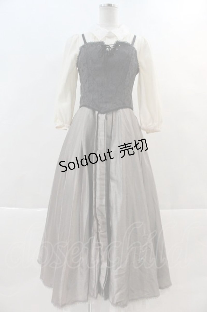 画像2: Secret Honey / Once Upon A Dream Dress (Sleeping Beauty) 2 グレーＸアイボリーＸパープル I-24-10-05-070-CA-OP-HD-ZI (2)