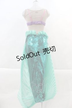画像2: Secret Honey / Part of Your World Costume (The Little Mermaid ver)  グリーン I-24-10-05-071-CA-OP-HD-ZI
