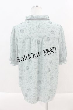 画像2: axes femme POETIQUE / ディズニーバンビ/ブラウス M グリーン I-24-10-05-002-AX-BL-HD-OS