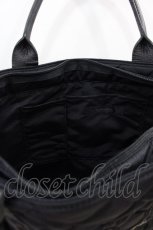 画像3: 【SALE】INGEBORG / ロゴリボンキルティングハンドバッグ  黒 I-24-10-07-091-LO-BG-HD-ZT500 (3)