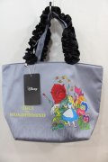 Maison de FLEUR / BAG Alice/フリルハンドルトートバッグ  ブルー I-24-10-07-095-LO-BG-HD-ZT-K012