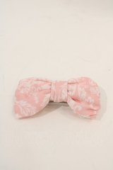 Emily Temple cute / HAT ミニリボンバレッタ  ピンクＸ白 I-24-10-07-123-ET-AC-HD-ZT437