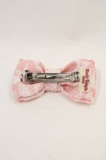 画像2: 【SALE】Emily Temple cute / HAT ミニリボンバレッタ  ピンクＸ白 I-24-10-07-123-ET-AC-HD-ZT437-F005 (2)