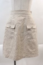 画像1: 【SALE】Ank Rouge / ゴブランタイトスカート  アイボリー I-24-10-12-072-CA-SK-HD-ZT004 (1)