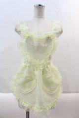 Angelic Pretty / Heart Fairyフリルエプロン  イエロー I-24-10-12-081-AP-TO-HD-ZY