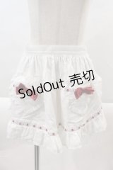 BABY,THE STARS SHINE BRIGHT / Maison de Petite Rubanハーフエプロン  白Ｘ赤 I-24-10-12-084-BA-ZA-HD-ZI