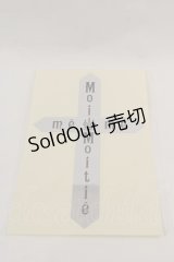 Moi-meme-Moitie / ロゴクロスステッカー  シルバー I-24-10-12-117-MO-ZA-HD-ZI