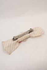 画像2: 【SALE】MILK / HAT ビジューリボンバレッタ  ピンクＸシルバー I-24-10-12-118-ML-AC-HD-ZT437-F005 (2)