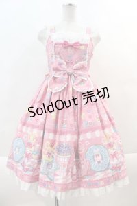 Angelic Pretty / Toy's Donut Dinerジャンパースカート  ピンク I-24-10-12-027-AP-OP-HD-ZI