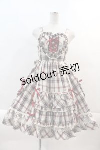 Angelic Pretty / トリプルハートジャンパースカート  アイボリー I-24-10-12-028-AP-OP-HD-ZI