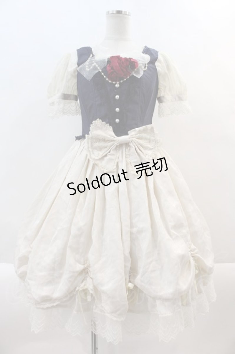 画像1: BABY,THE STARS SHINE BRIGHT / Claudia，The Fairy Tale Princess　ワンピースセット  紺 I-24-10-12-030-BA-OP-HD-ZS (1)