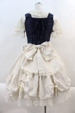 画像2: BABY,THE STARS SHINE BRIGHT / Claudia，The Fairy Tale Princess　ワンピースセット  紺 I-24-10-12-030-BA-OP-HD-ZS (2)