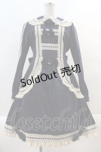 metamorphose / 別珍ドールワンピース  ネイビー I-24-10-12-032-ME-OP-HD-ZI
