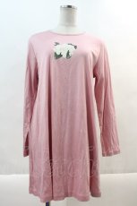 画像1: 【SALE】INGEBORG / くちなしpt.カットソーチュニック 3(9号) ピンク I-24-10-18-060-LO-TO-HD-ZT365 (1)