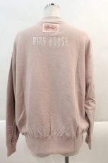画像2: PINK HOUSE / バラワッペン付き裏毛ブルゾン  ピンク I-24-10-24-035-LO-TO-HD-ZT37 (2)
