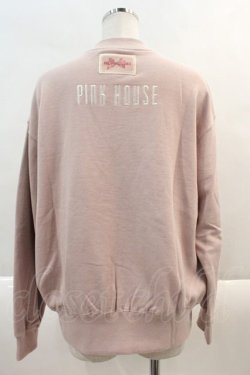 画像2: PINK HOUSE / バラワッペン付き裏毛ブルゾン  ピンク I-24-10-24-035-LO-TO-HD-OS