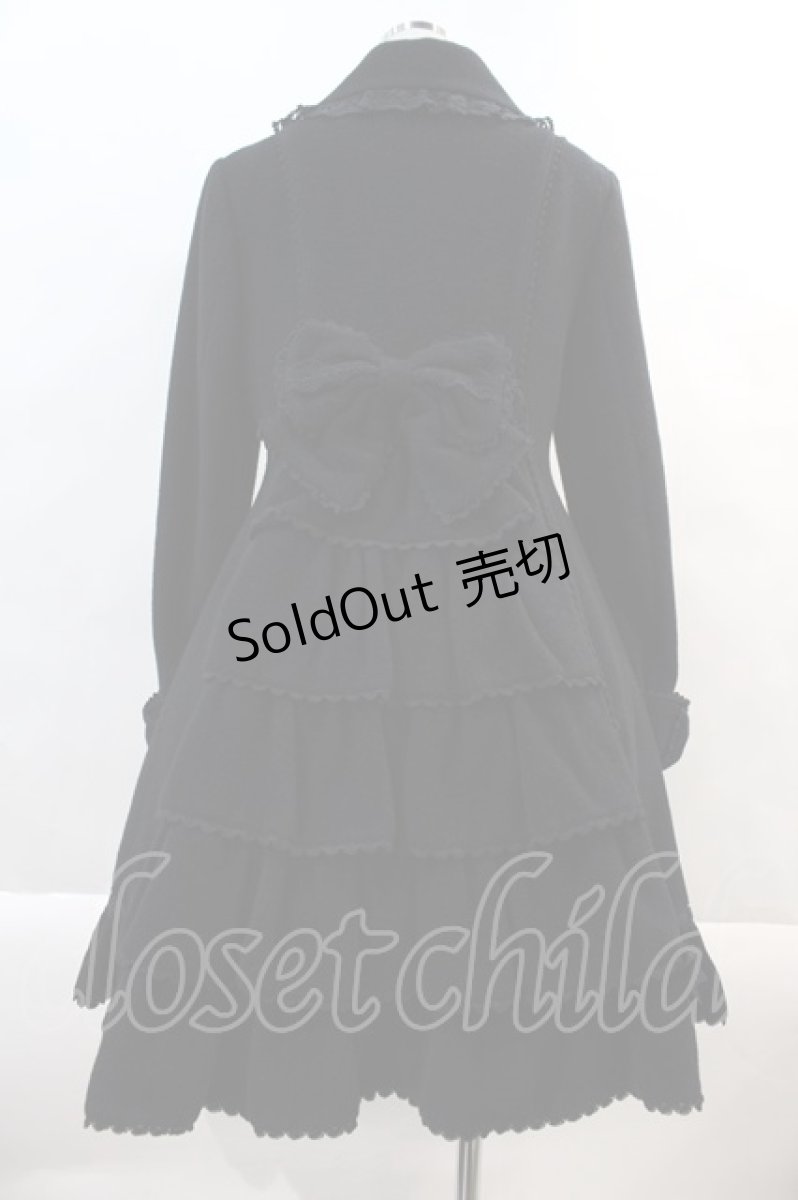 画像2: Angelic Pretty / バッスルリボンコート  黒 I-24-10-29-066-AP-CO-HD-ZI (2)