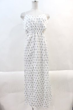 画像1: lilLilly / オリジナルプリントキャミドレス  ホワイト I-24-11-01-053-LO-OP-HD-ZT156