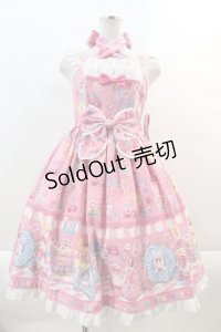 Angelic Pretty / Toy's Donut Dinerジャンパースカート  ピンク I-24-11-01-043-AP-OP-HD-ZI