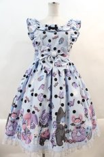 画像1: Angelic Pretty / Happy Treat Partyジャンパースカート  サックス I-24-11-01-044-AP-OP-HD-ZS (1)