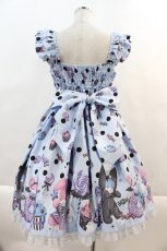 画像2: Angelic Pretty / Happy Treat Partyジャンパースカート  サックス I-24-11-01-044-AP-OP-HD-ZS (2)