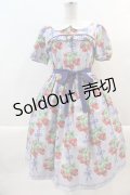 Emily Temple cute / Strawberry Ribbon treeワンピース  ブルー I-24-11-06-047-ET-OP-HD-ZI