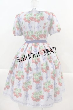 画像2: Emily Temple cute / Strawberry Ribbon treeワンピース  ブルー I-24-11-06-047-ET-OP-HD-ZI
