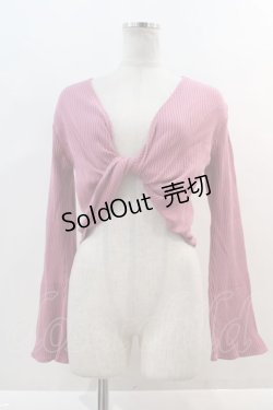 画像1: jouetie / ツイストトップス  濃ピンク I-24-11-12-028-EL-TO-HD-ZT470