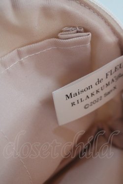 画像3: Maison de FLEUR / リラックマラウンドポーチ  ピンク I-24-11-14-121-LO-ZA-HD-ZT-K015