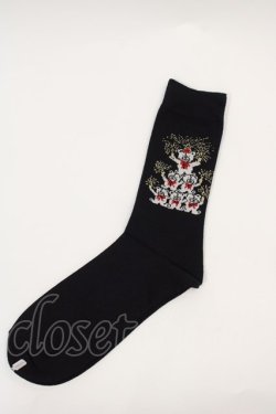 画像5: Karl Helmut / くまさんタワーTシャツ・ソックス・ポーチセット L 黒 I-24-11-18-064-EL-TO-HD-ZI