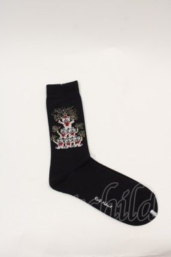 画像6: Karl Helmut / くまさんタワーTシャツ・ソックス・ポーチセット L 黒 I-24-11-18-064-EL-TO-HD-ZI