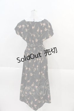 画像2: INGEBORG / チューリップドットワンピース  黒X白Xピンク I-24-11-18-087-LO-OP-HD-ZT389