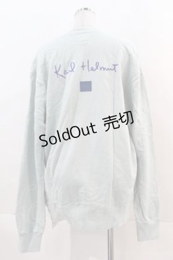 画像2: Karl Helmut / パッチワークスウェット L サックスX青X紫Xボルドー I-24-11-18-048-EL-TO-HD-ZI