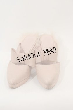 画像3: MILK / ファーリボンパンプス M ピンク I-24-11-22-125-ML-SH-HD-ZT346