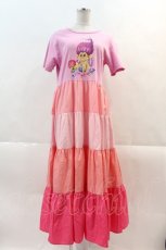 画像1: 【SALE】LAND by MILKBOY / TROLLS MUNCH TIME LONG TEE DRESS  ピンク I-24-11-22-027-MB-OP-HD-ZT329 (1)