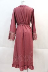 画像2: 【SALE】axes femme / SAJOU花刺繍ガウン  ピンク I-24-11-22-047-AX-TO-HD-ZT449 (2)