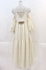 画像2: 【SALE】Candy Stripper / CHECKERED FLAG OFF SHOULDER DRESS  アイボリー I-24-11-24-085-PU-OP-HD-ZT228 (2)