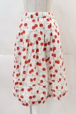 画像1: Jane Marple / Skipping cherries タックスカート  ホワイト I-24-11-24-088-JM-SK-HD-ZT664 (1)