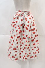 画像2: Jane Marple / Skipping cherries タックスカート  ホワイト I-24-11-24-088-JM-SK-HD-ZT664 (2)